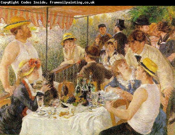 Pierre-Auguste Renoir Luncheon of the Boating Party,